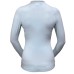 Рашгард женский SCALLOPS PROSKIN ZIP W`S бирюзовый